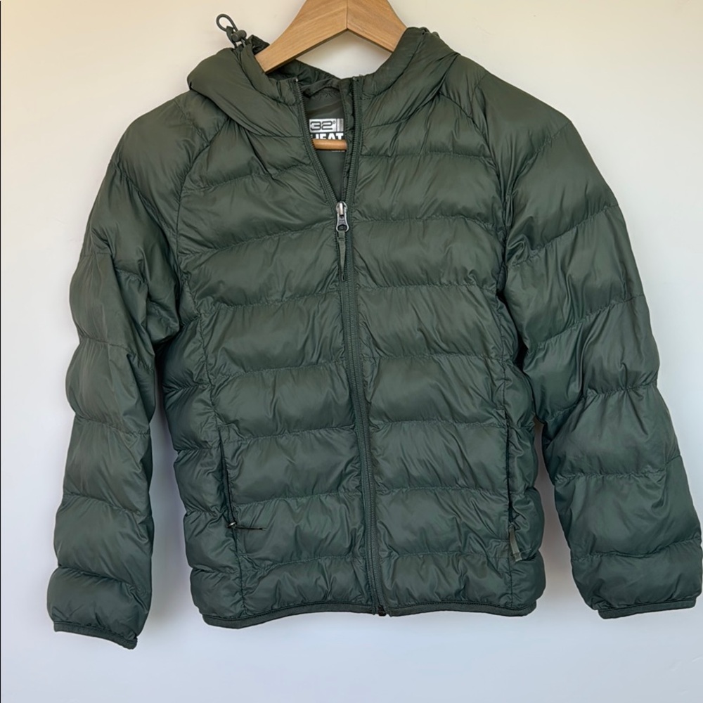 32 Degrees Kids Olive Puffer Jacket